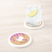 ドーナツおもしろいマンガふりかけるピンク紫