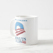 ドーナツおよびベーコン: 私達が信じてもいい好み コーヒーマグカップ (正面左)