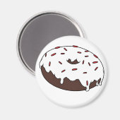 ドーナツお気に入りのをカスタマイズ可能 マグネット (正面/裏面)