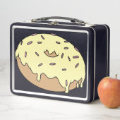 ドーナツお気に入りのをカスタマイズ可能 メタルランチボックス (インサイチュ)