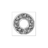 ドーナツかわいいキッズドーナツ ラバースタンプ (インプリント)