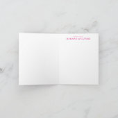 ドーナツがかわいい子供のステーショナリーカード ノートカード (内部)