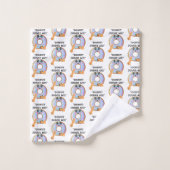 ドーナツが私を判断する バスタオルセット (ウォッシュタオル)