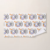 ドーナツが私を判断する バスタオルセット (ハンドタオル)