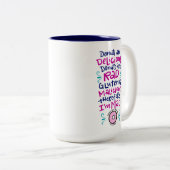 ドーナツが美味しい ツートーンマグカップ (正面右)