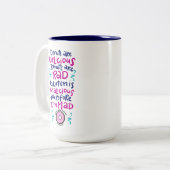 ドーナツが美味しい ツートーンマグカップ (正面左)