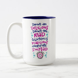 ドーナツが美味しい ツートーンマグカップ