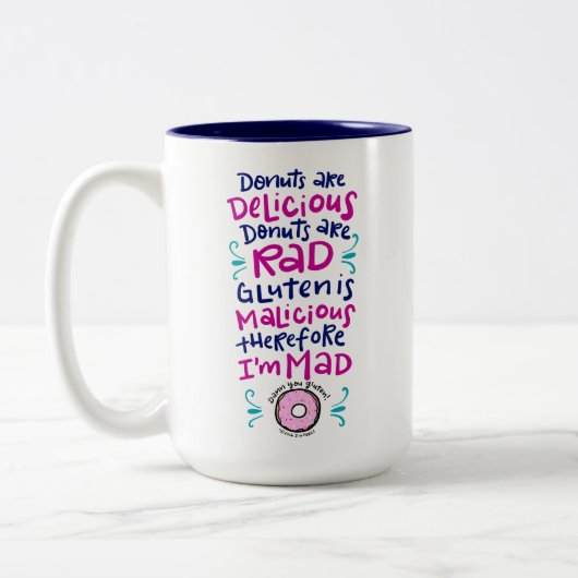 ドーナツが美味しい ツートーンマグカップ (左)