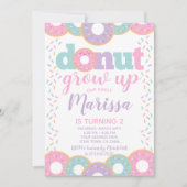 ドーナツが育つ 招待状 (正面)