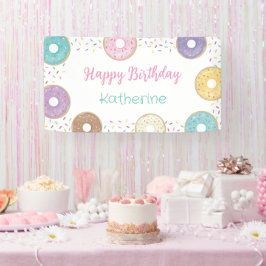 ドーナツが育つ 横断幕