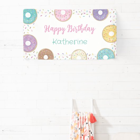 ドーナツが育つ 横断幕 (インサイチュ)