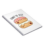ドーナツじゃないよ、ジェリーなんて言わないでドーナツのダジャレ ノートブック (右側)