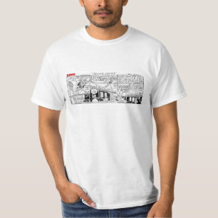 ドーナツすくいの元気なTシャツ Tシャツ