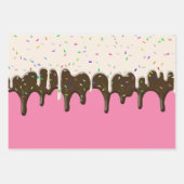 ドーナツつや消しアイシングスプリンクル ラッピングペーパーシート (正面2)