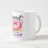 ドーナツでハッピーに ジャンボコーヒーマグカップ (正面右)