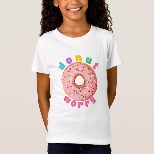 ドーナツでハッピーに Tシャツ (正面)