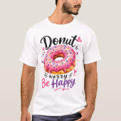 ドーナツでハッピー Tシャツ (正面)