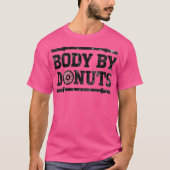 ドーナツで作られた身体 Tシャツ (正面)