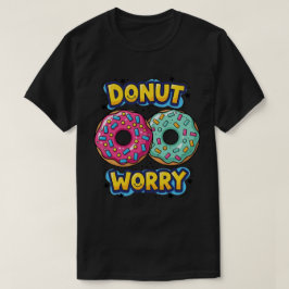 ドーナツで心配無用 ダークTシャツ Tシャツ