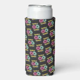 ドーナツで心配無用 缶/ボトルクーラー スリム缶クーラー