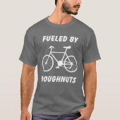 ドーナツで燃料を補給する Tシャツ (正面)