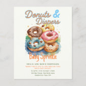 ドーナツとおむつベビー散水シャワー予算 (正面)