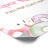 ドーナツとおむつ振りおむつラッフル ポスター (角)