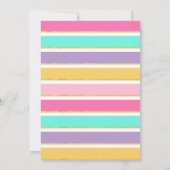 ドーナツとおむつ|スイートドーナツベビースプリンクル 招待状 (裏面)