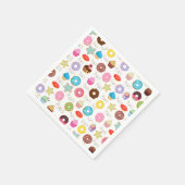 ドーナツとカップケーキ スタンダードカクテルナプキン (角)