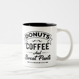 ドーナツとコーヒーマグ ツートーンマグカップ