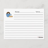 ドーナツとコーヒーレシピカード ポストカード (裏面)