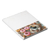 ドーナツとコーヒー時間 ノートパッド (アングル)