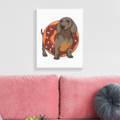 ドーナツとダシュント キャンバスプリント (インサイチュ (リビング))