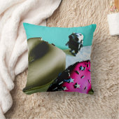 ドーナツとトイロボット02アメリカのMoJo枕 クッション (ブランケット)