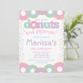 ドーナツとパジャマ 招待状 (スタンド正面)