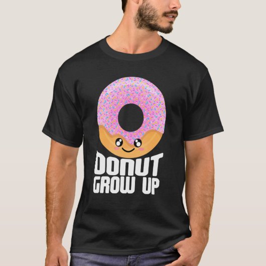 ドーナツとフードを育てる Tシャツ (正面)