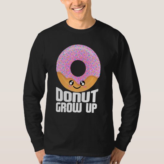 ドーナツとフードを育てる Tシャツ (正面)