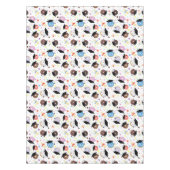 ドーナツと度の卒業パターン テーブルクロス (正面)