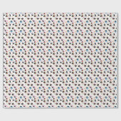 ドーナツと度の卒業パターン ラッピングペーパー (フラット)