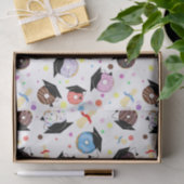 ドーナツと度の卒業パターン 薄葉紙 (ギフト)