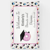 ドーナツと度卒業パターンへようこそ 横断幕 (縦)