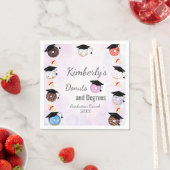 ドーナツと度卒業式ブランチ スタンダードカクテルナプキン (インサイチュ)