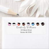 ドーナツと度差出人住所ミニマリスト ラベル (インサイチュ)