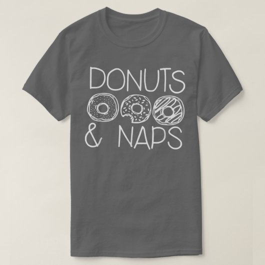 ドーナツと昼寝Tシャツ Tシャツ (デザイン正面)