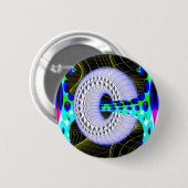 ドーナツによって熱狂させるボタン 缶バッジ (正面&裏面)