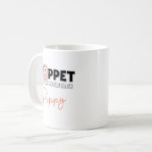 ドーナツにケシが入る コーヒーマグカップ (正面左)