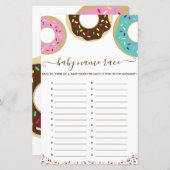 ドーナツにラブベビー名競走ゲーム (正面/裏面)