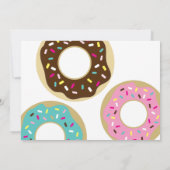 ドーナツにラブベビー散布 招待状 (裏面)