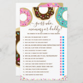 ドーナツに愛を振りかけたのは誰だと思う？ゲーム (正面/裏面)