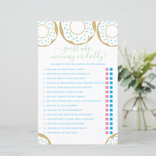 ドーナツに愛を振りかけたのは誰だと思う？ゲーム (スタンド正面)